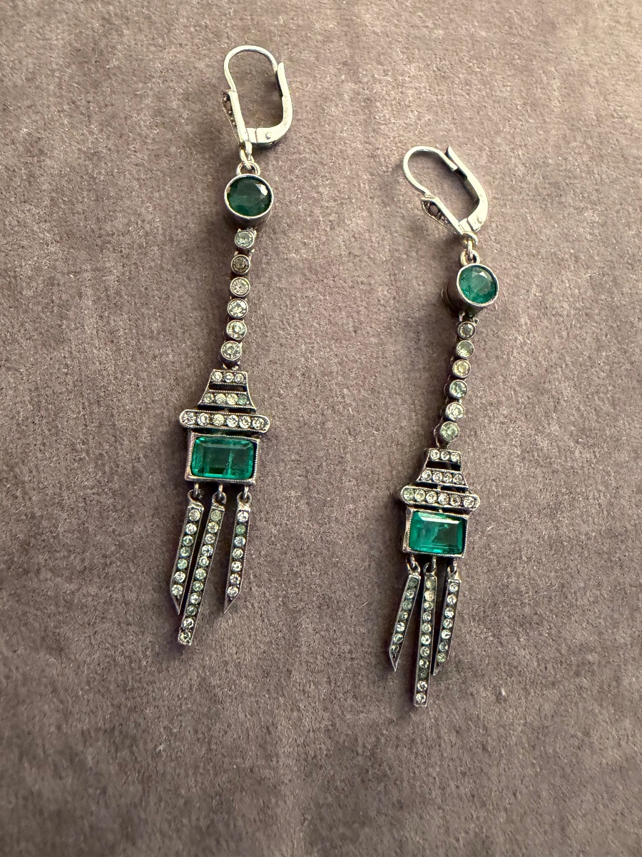 Art Deco Earrings -photo-3