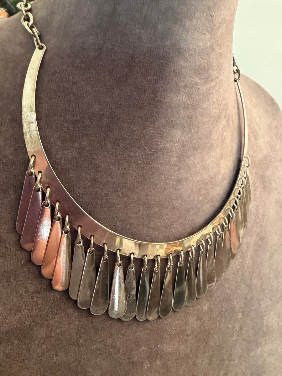 Collier chrome / années 50-photo-3