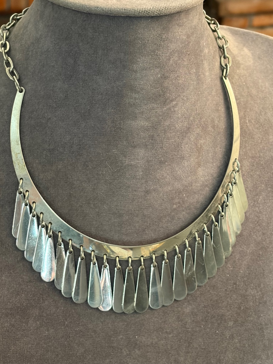 Collier chrome / années 50-photo-4