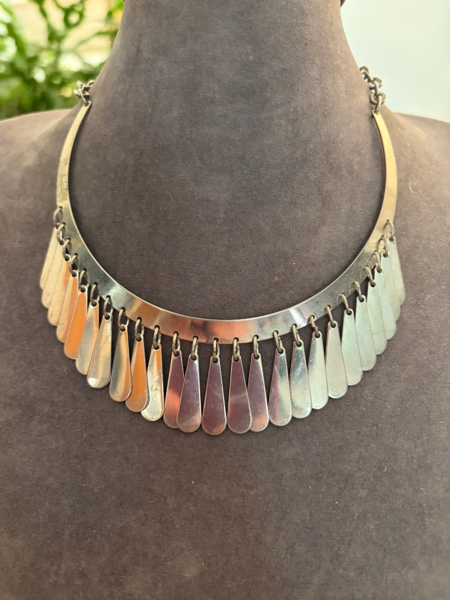 Collier chrome / années 50