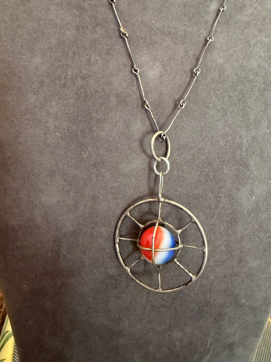 Collier chrome / années 50-photo-2