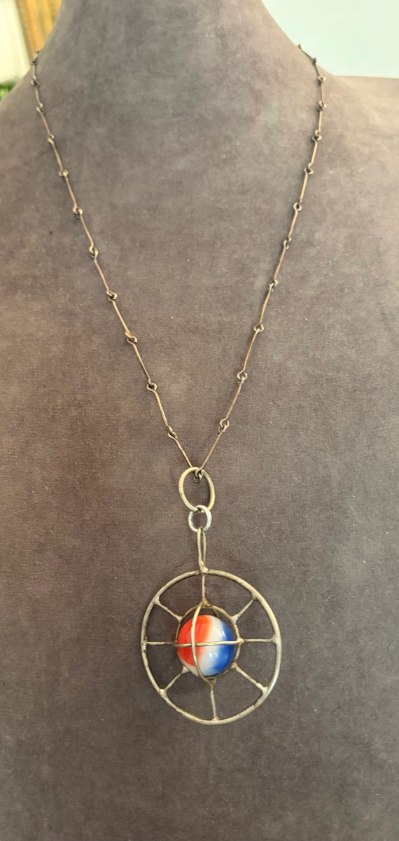 Collier chrome / années 50-photo-2