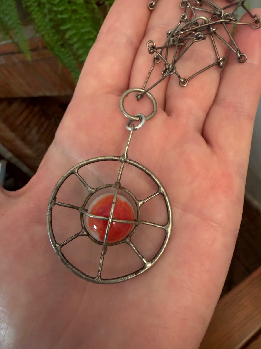 Collier chrome / années 50-photo-6