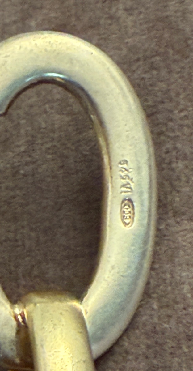 Bracelet vintage argent massif -photo-1