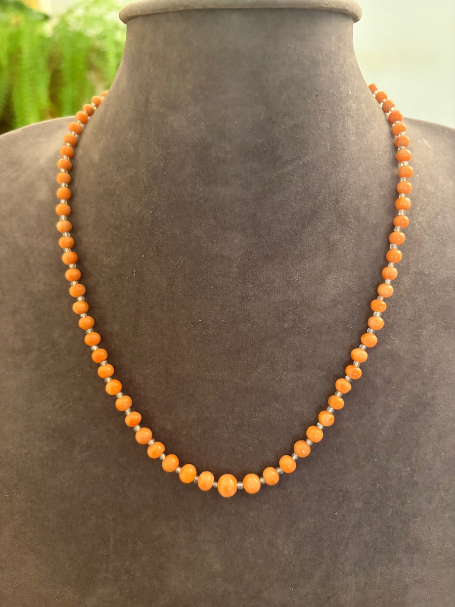 Angel Skin Coral Necklace -photo-3
