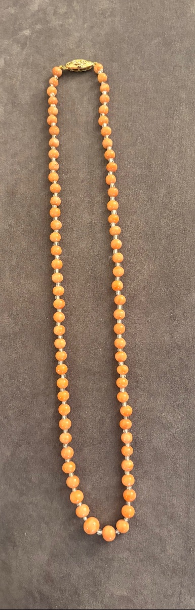 Angel Skin Coral Necklace -photo-2