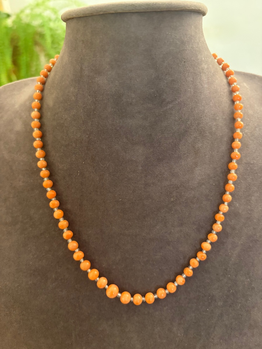 Angel Skin Coral Necklace 