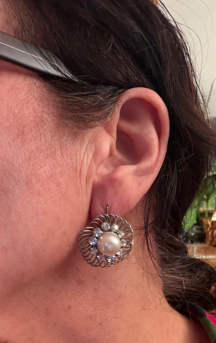 Boucles d’oreilles vintage -photo-2