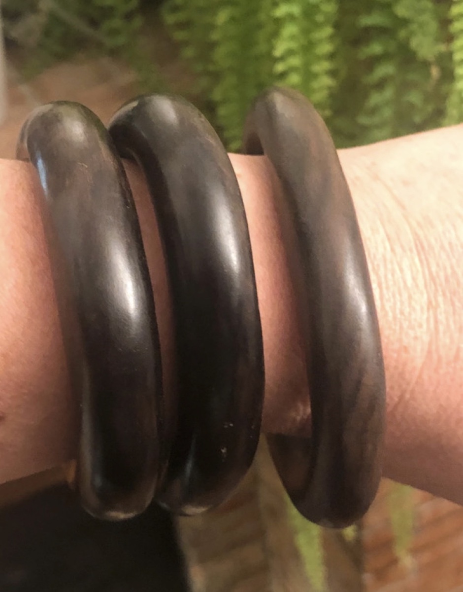 Bracelets en bois  vintage -photo-4