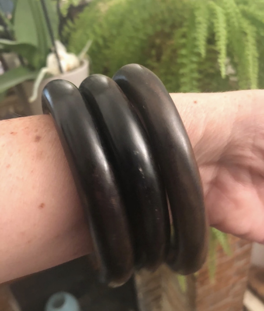 Bracelets en bois  vintage -photo-6