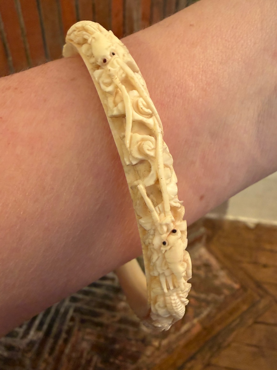 Ivory Art Deco Bracelet -photo-1