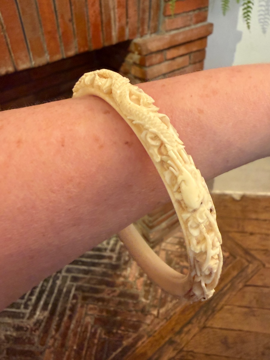 Ivory Art Deco Bracelet -photo-2