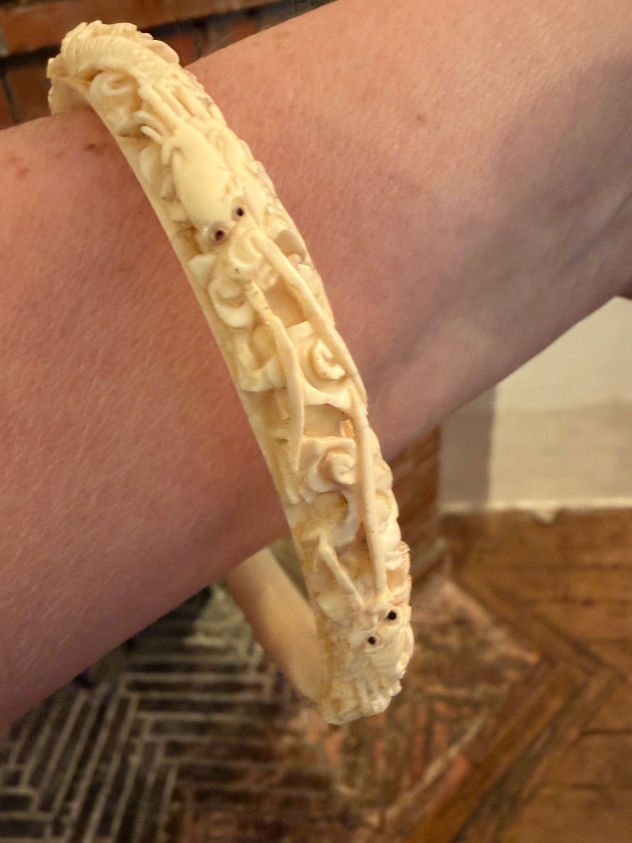 Ivory Art Deco Bracelet 
