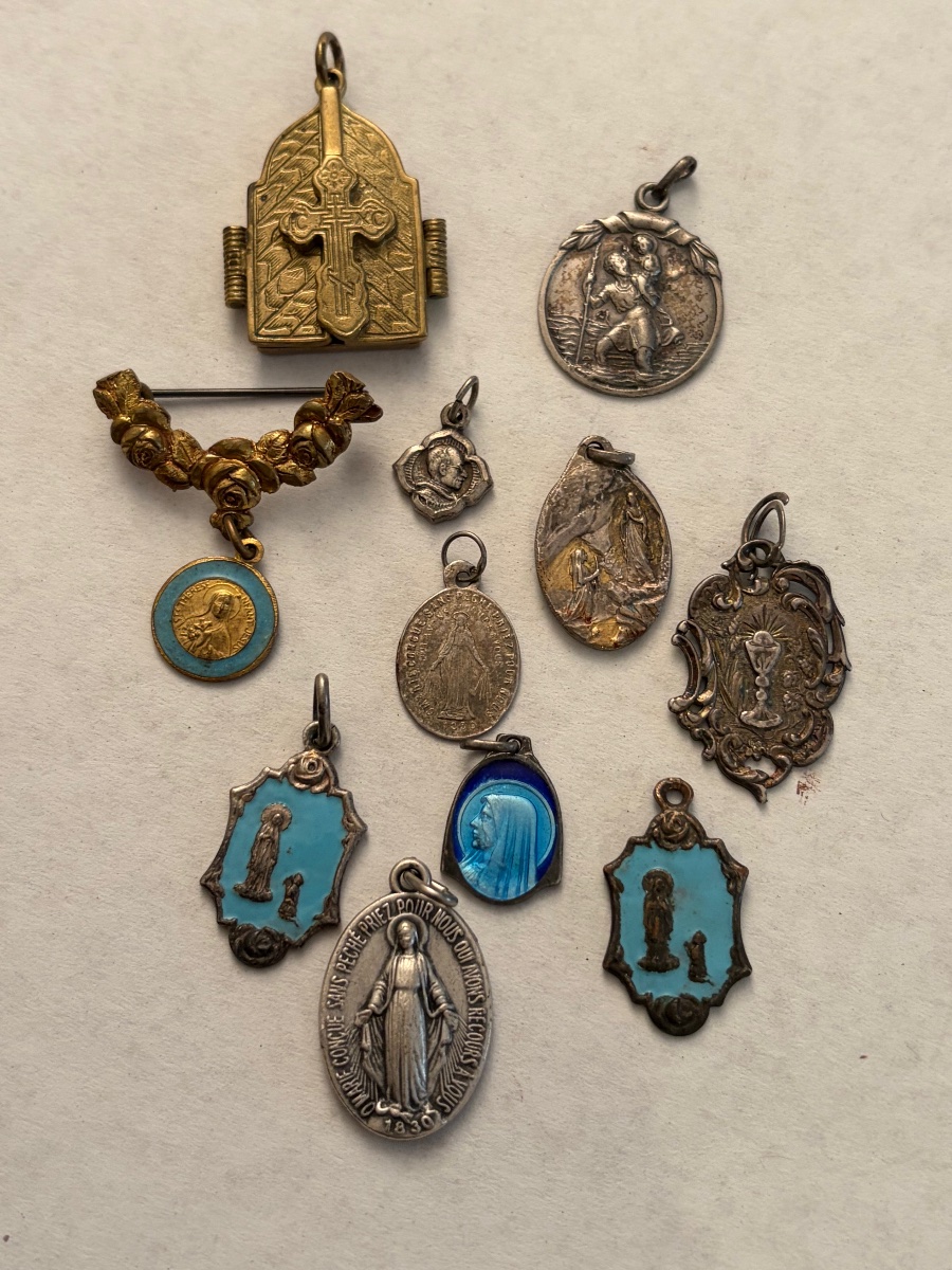 Set Of Religious Medals -photo-6
