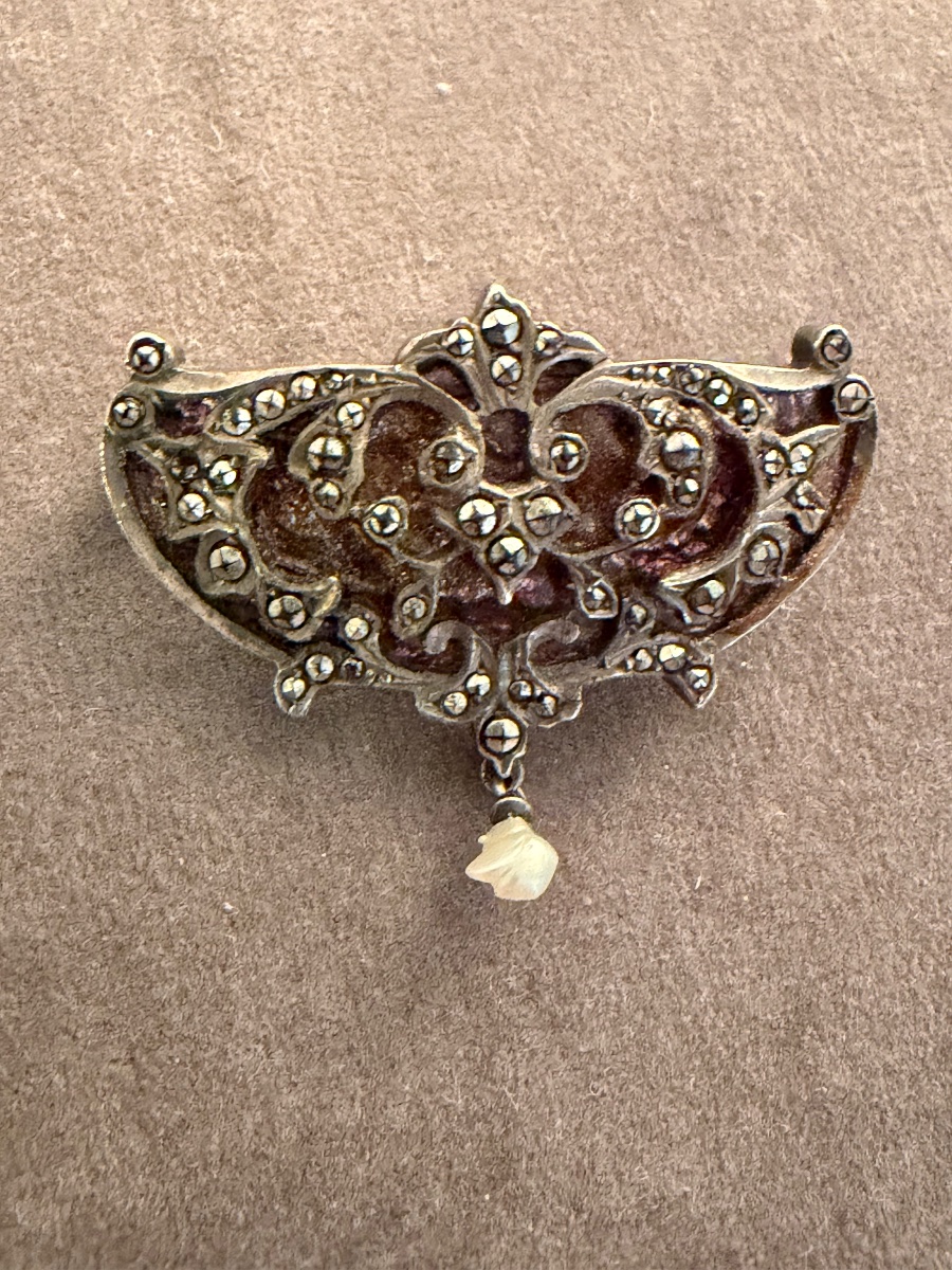Broche argent 19ème-photo-3
