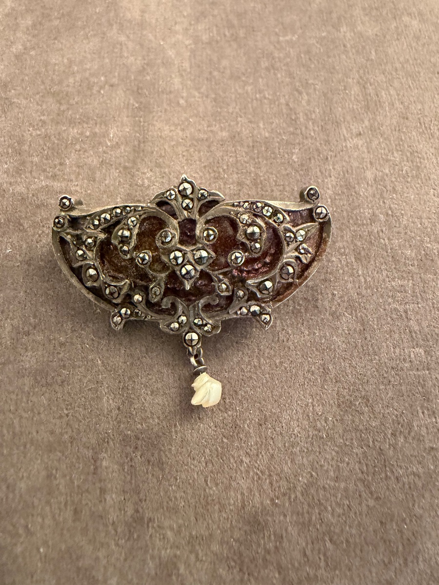 Broche argent 19ème-photo-4