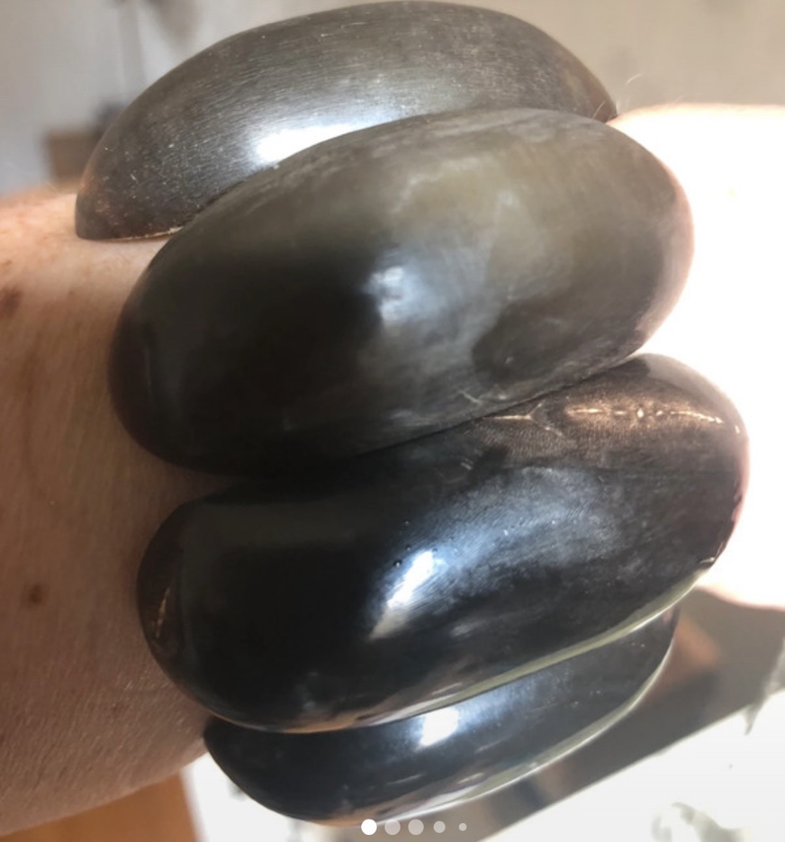 Thick Horn Bracelet -photo-2