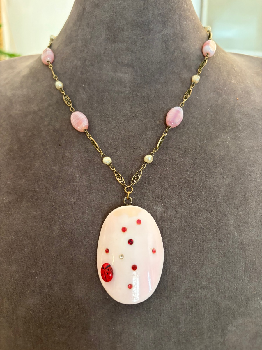 Collier Art-Déco coquillage-photo-4