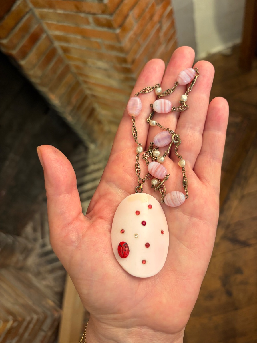 Collier Art-Déco coquillage-photo-5