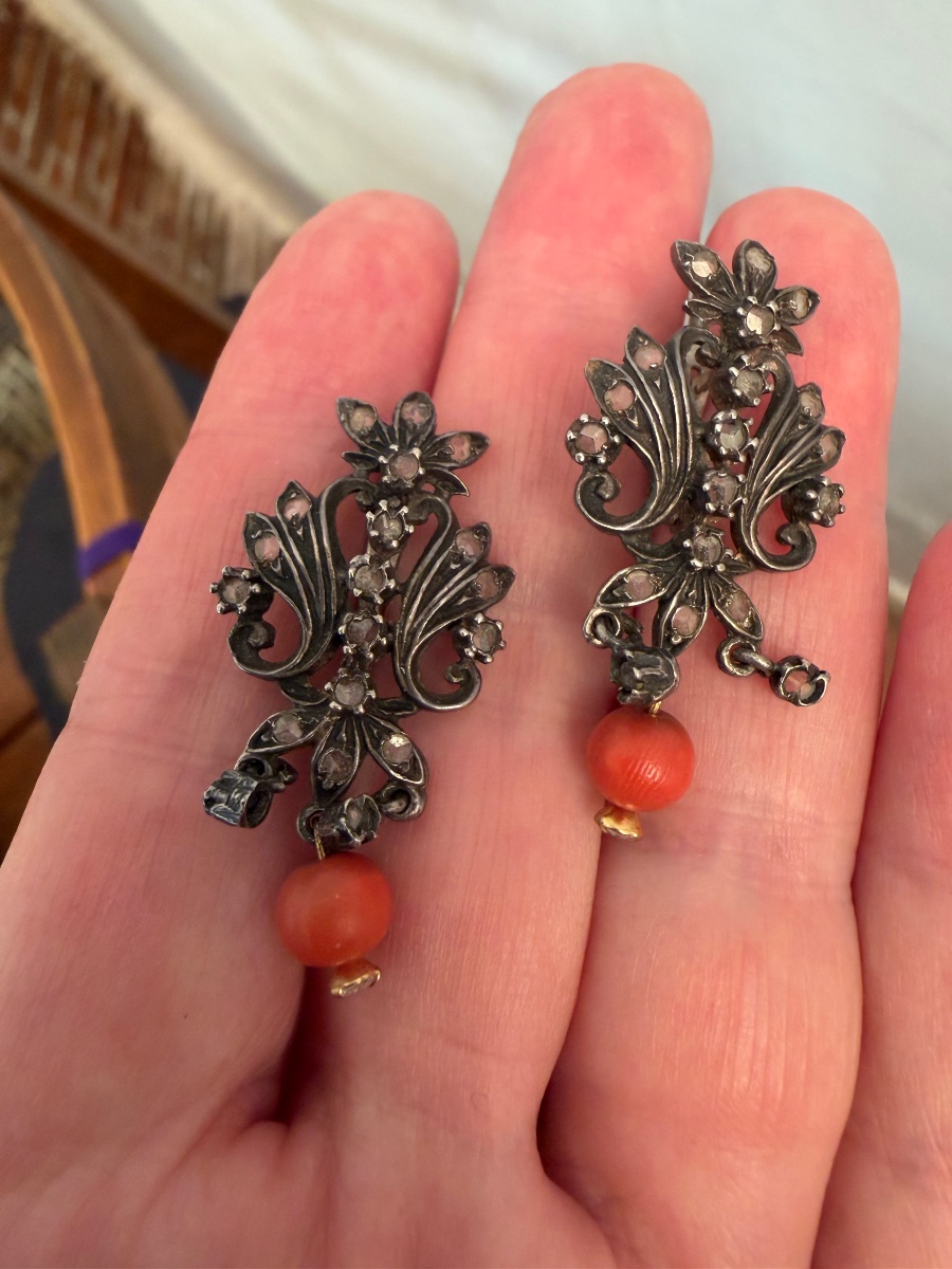 Vintage Silver Earrings -photo-1