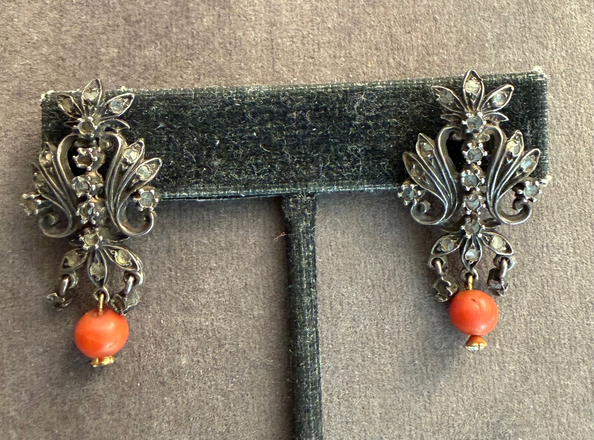 Vintage Silver Earrings -photo-3