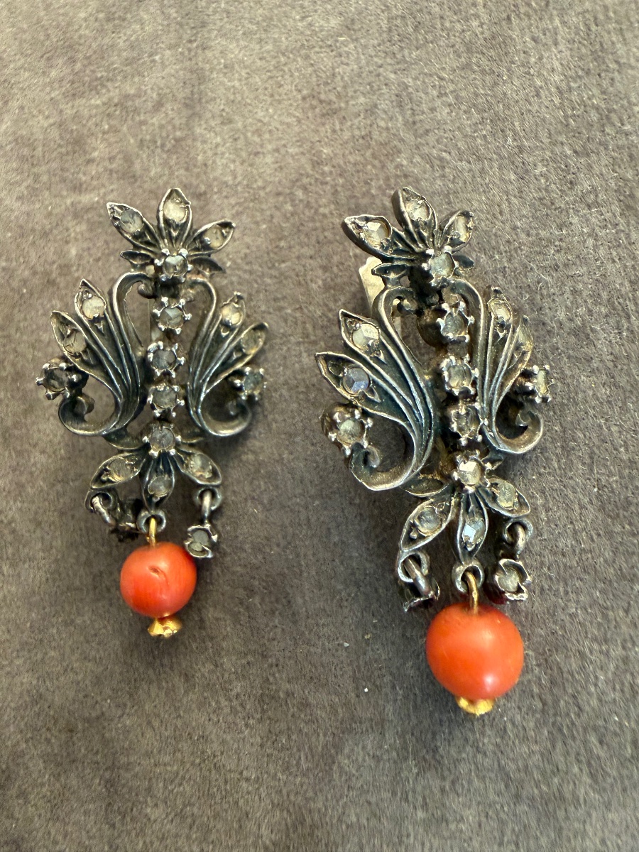 Vintage Silver Earrings -photo-4