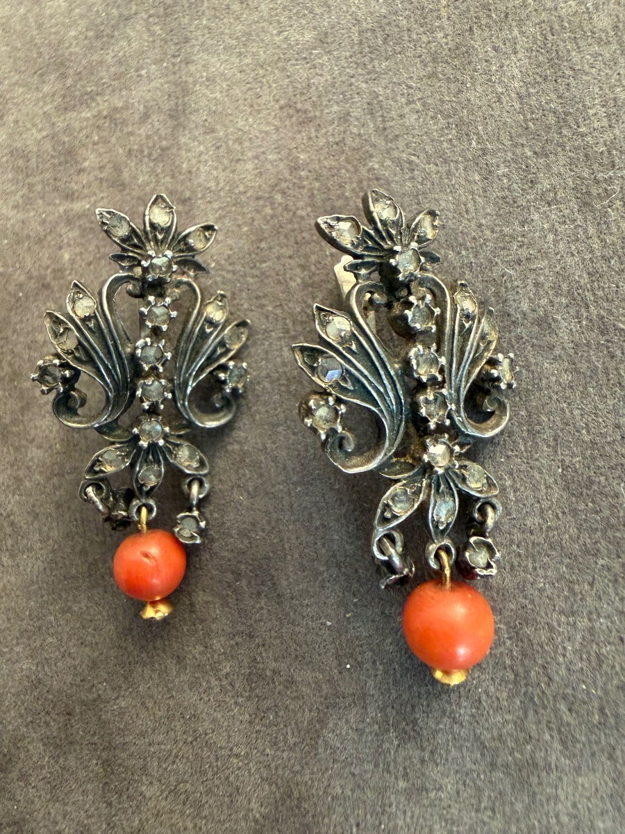 Vintage Silver Earrings -photo-5