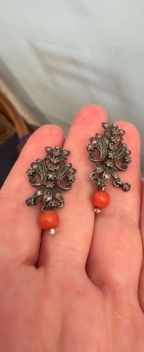 Vintage Silver Earrings 
