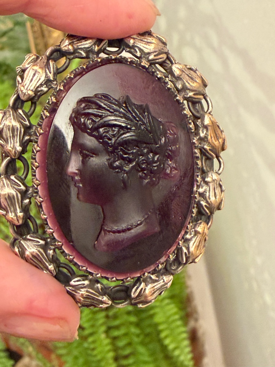 Napoleon III Cameo Brooch -photo-2