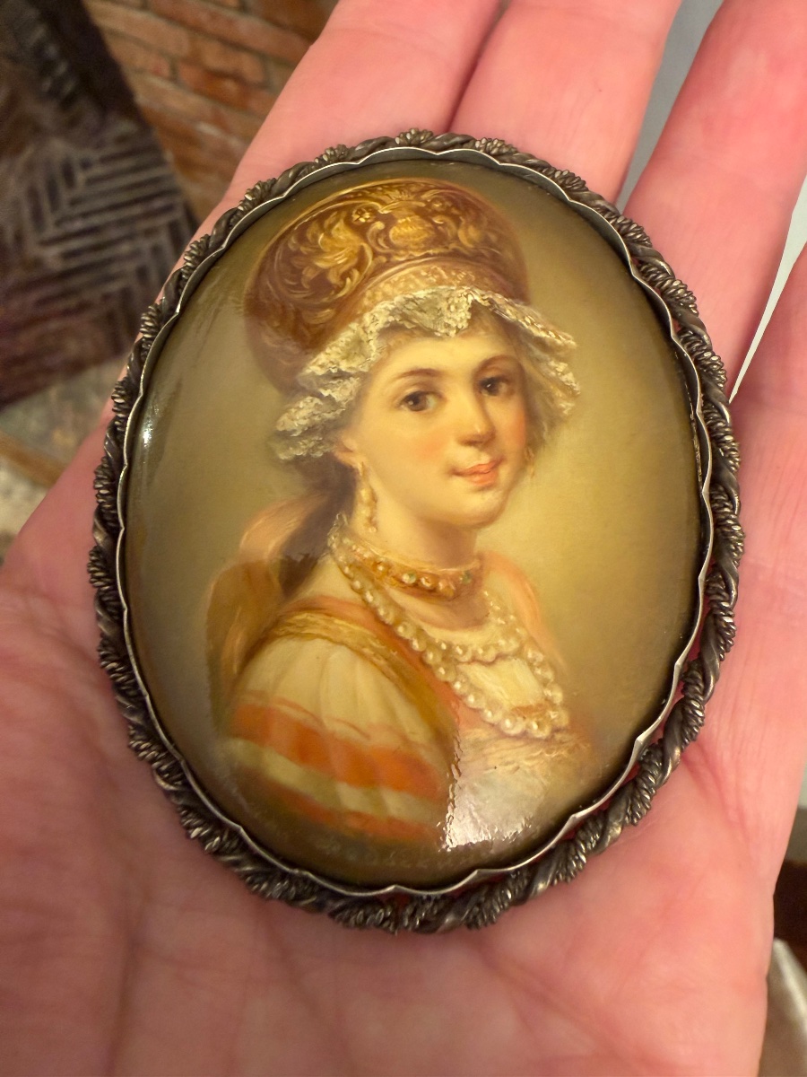 Broche émaillée -photo-3