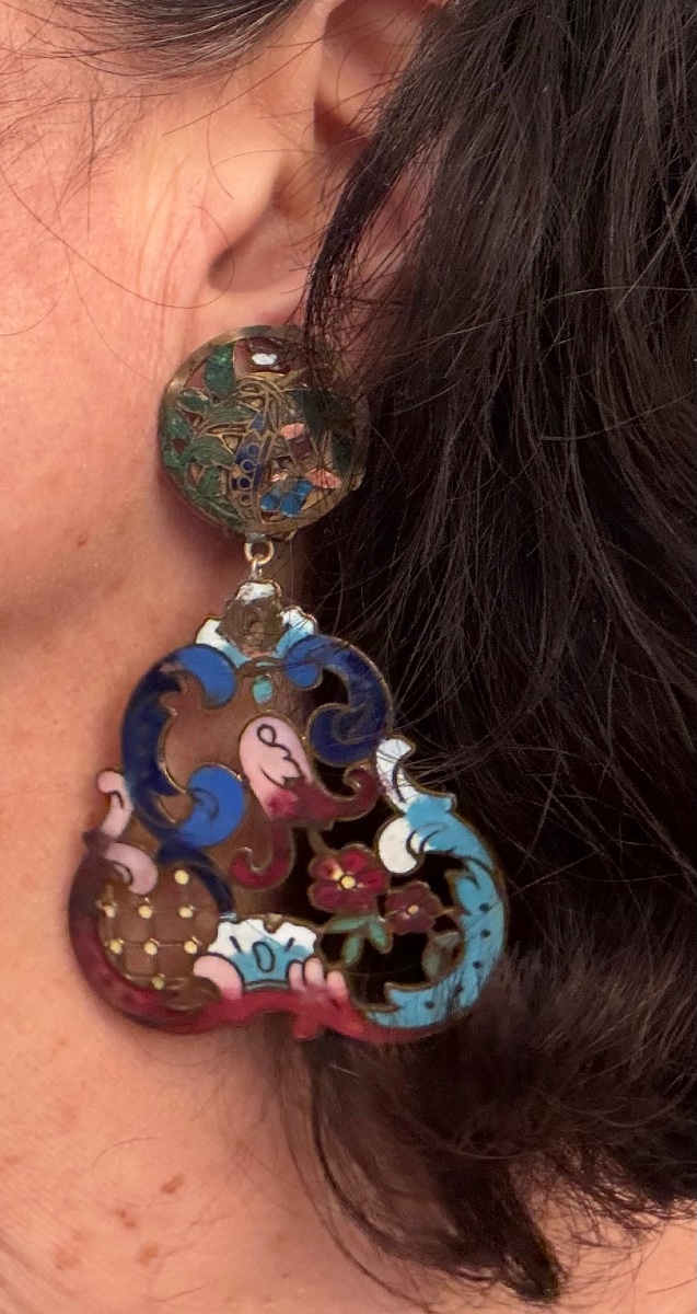 Boucles d’oreilles anciennes -photo-2