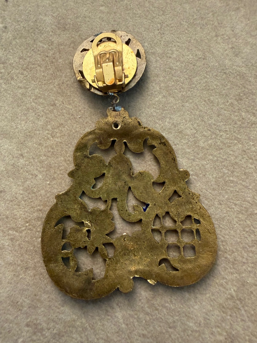 Boucles d’oreilles anciennes -photo-4