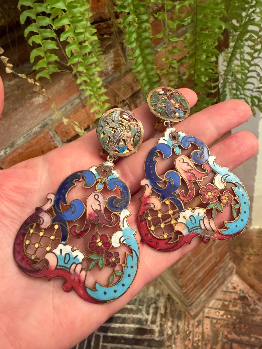 Boucles d’oreilles anciennes 