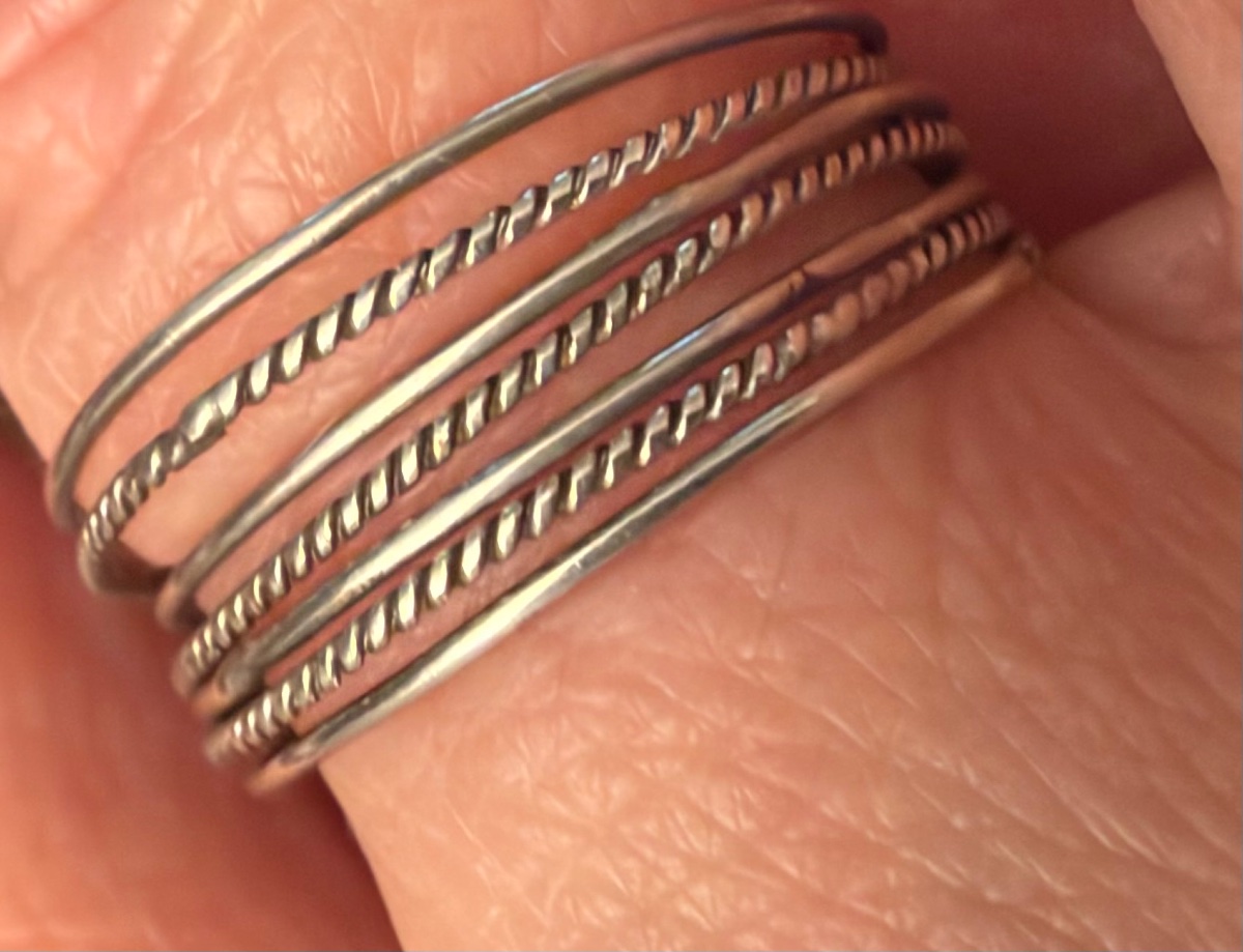 Bague semainier argent -photo-2