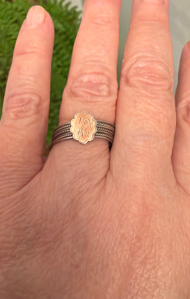 Bague semainier argent -photo-4