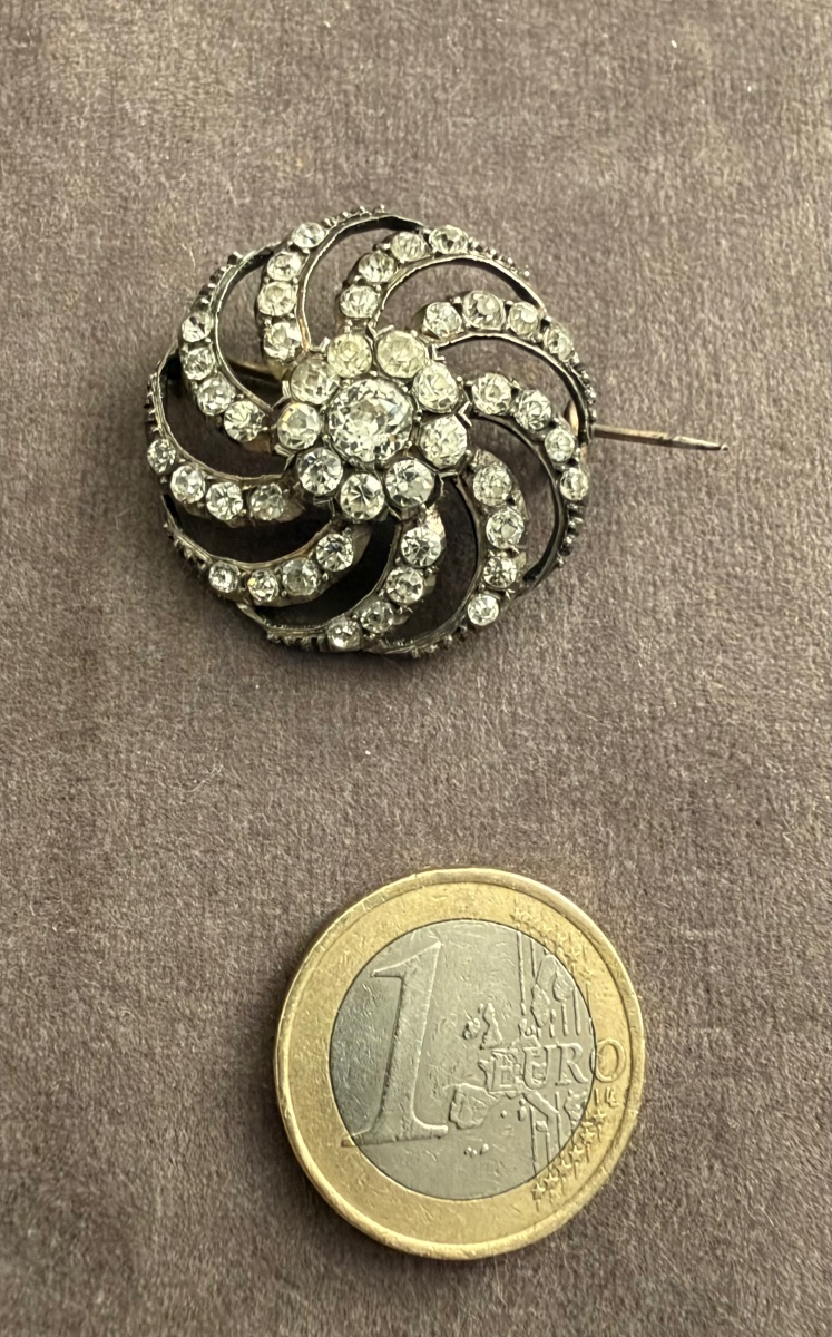 Broche argent 19ème-photo-2