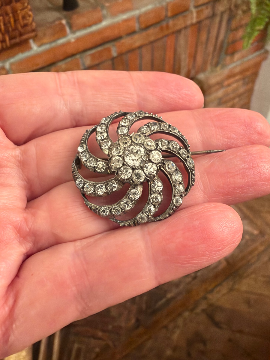Broche argent 19ème-photo-3
