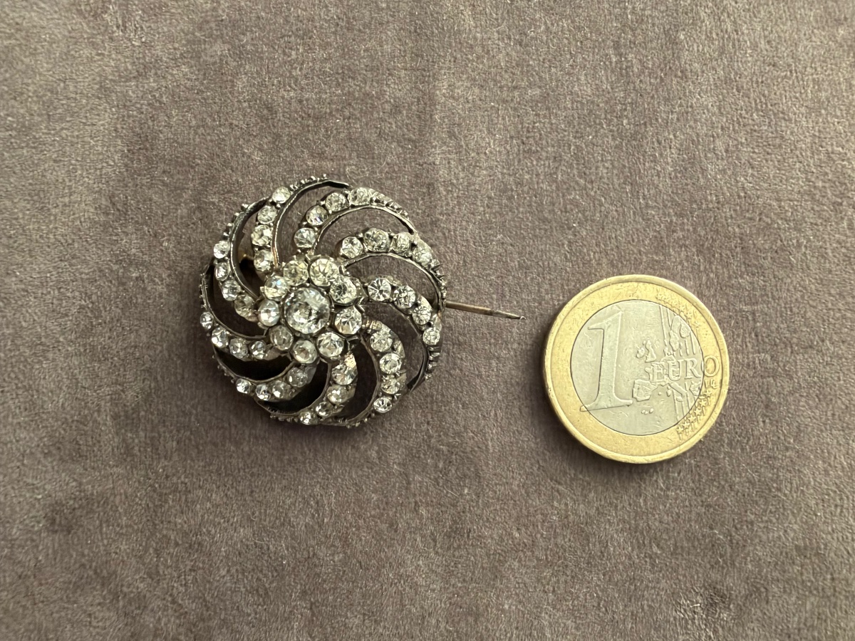Broche argent 19ème-photo-1