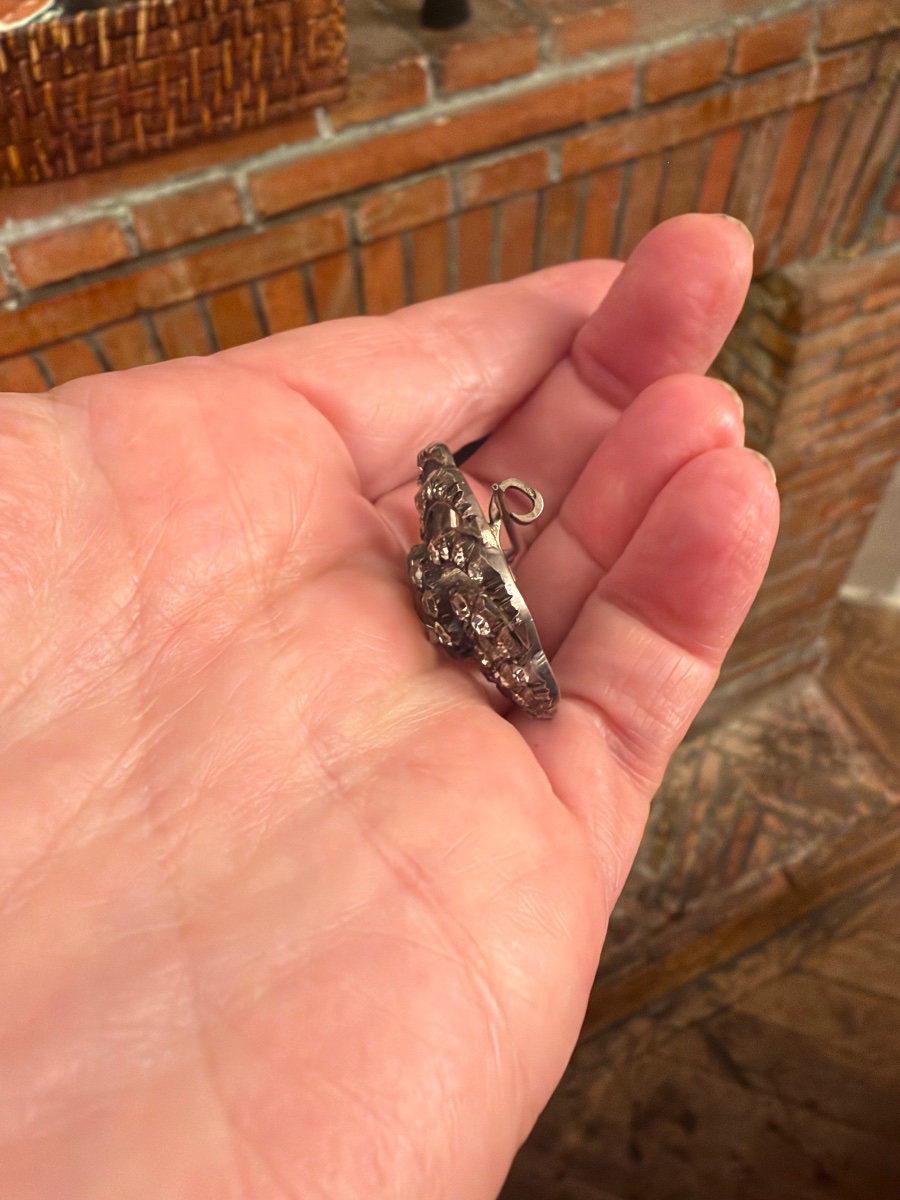 Broche argent 19ème-photo-4