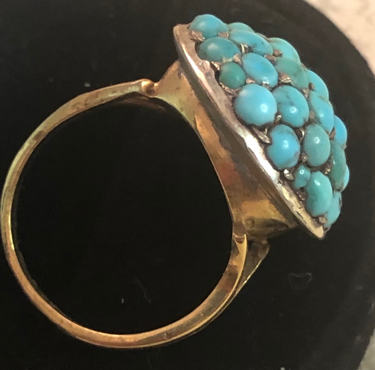 Gold/turquoise Ring-photo-2