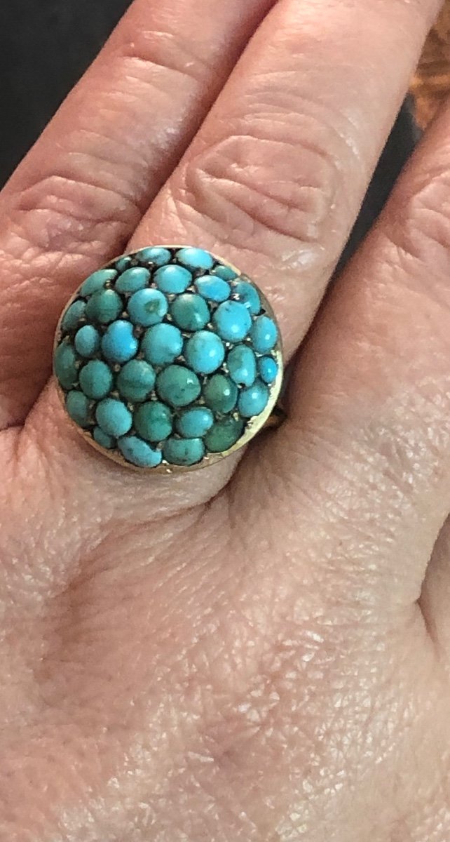 Bague Or /turquoises-photo-4