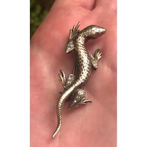 Lizard Brooch