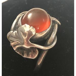 Bague Argent Art-nouveau