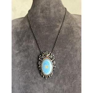 Pendentif argent Charles X
