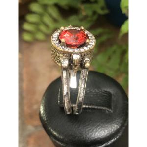 Silver/articulated Ring