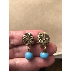 Boucles d’oreilles trèfle 