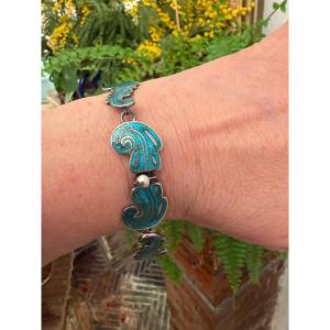 Bracelet mexicain argent /emaillé