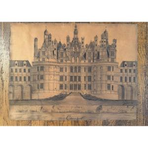 Dessin 19ème Chambord