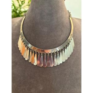 Collier chrome / années 50