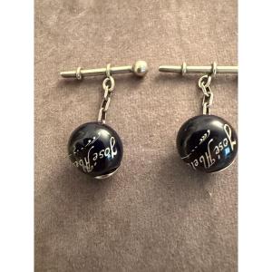 Boutons de manchettes « mate »